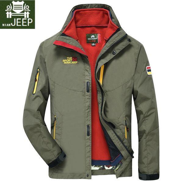2 in 1 fit jacket nian jeep brand waterproof windbreaker coat winter jacket men male coat rain jacket parka, Blue;black
2 in 1 fit jacket nian jeep brand waterproof windbreaker coat winter jacket men male coat rain jacket parka, Blue;black