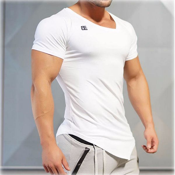 

wholesale- in 2017 be engineers stringer t-shirt man body engineers bodybuilding and fitness sportswear men sweater t-shirt, White;black