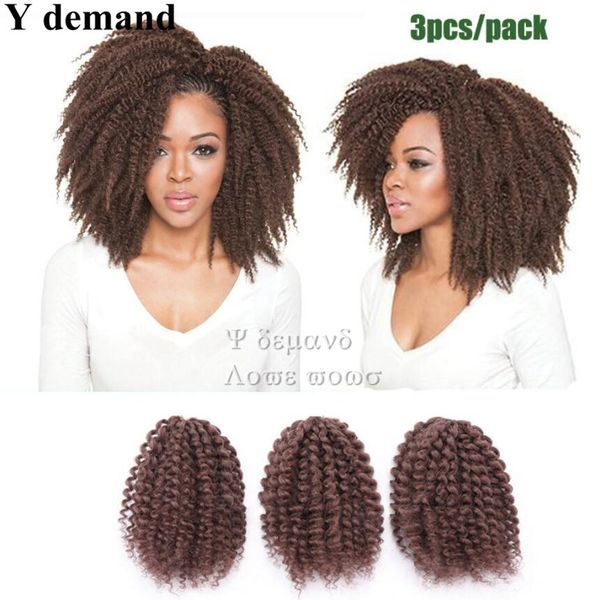 fashion mali bob 3pcs 8'' solid color afro kinky curly crochet kanekalon marley braid hair extension, Black
fashion mali bob 3pcs 8'' solid color afro kinky curly crochet kanekalon marley braid hair extension, Black