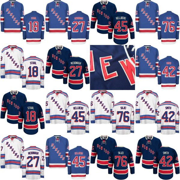 2017 New York Rangers Hockey Jerseys #27 Ryan McDonagh #76 Brady Skjei #42 Brendan Smith #18 Marc Staal Magnus Hellberg Men/Youth Jersey
2017 New York Rangers Hockey Jerseys #27 Ryan McDonagh #76 Brady Skjei #42 Brendan Smith #18 Marc Staal Magnus Hellberg Men/Youth Jersey