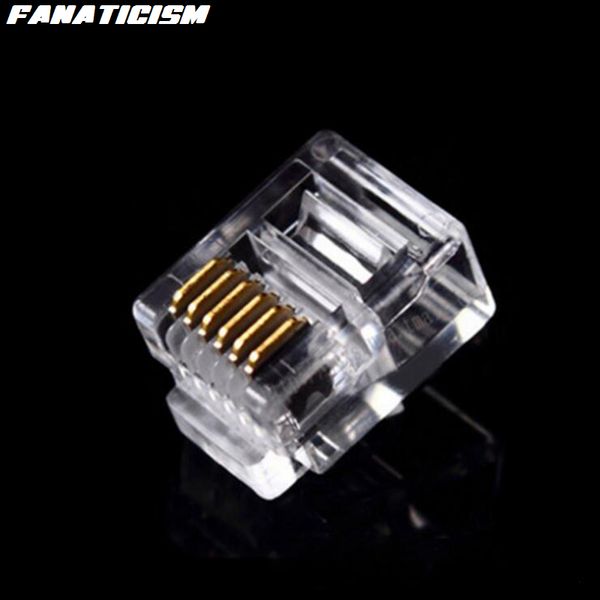 5000pcs/lot rj-12 6p6c modular plug telephone phone connector rj12 6 pin 6 contacts crystal head adapter
5000pcs/lot rj-12 6p6c modular plug telephone phone connector rj12 6 pin 6 contacts crystal head adapter