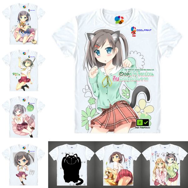 japanese anime shirt the hentai prince and the stony cat t-shirts multi-style short sleeve tsukiko tsutsukakushi cosplay costume kawaii gift, White;black
japanese anime shirt the hentai prince and the stony cat t-shirts multi-style short sleeve tsukiko tsutsukakushi cosplay costume kawaii gift, White;black