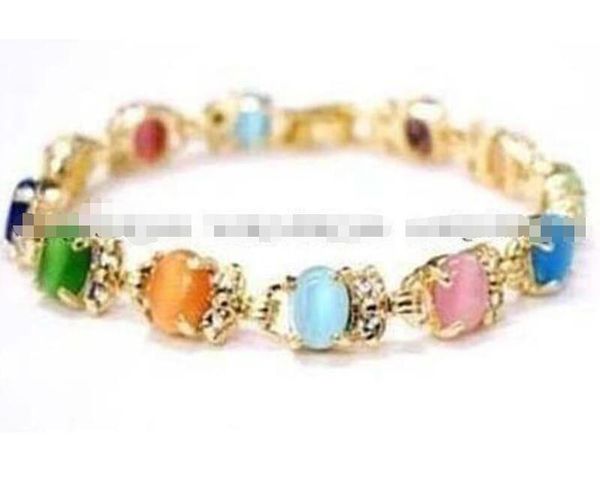 fancy jewellery nobler colorful opal bracelet 7.5", Black
fancy jewellery nobler colorful opal bracelet 7.5", Black