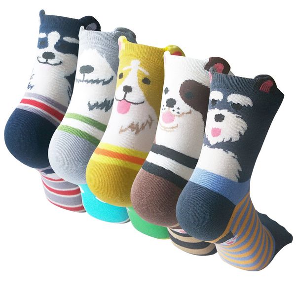 womens cute animal painting socks, funny and cool 100% cotton art dog socks for women, Black;white 
womens cute animal painting socks, funny and cool 100% cotton art dog socks for women, Black;white