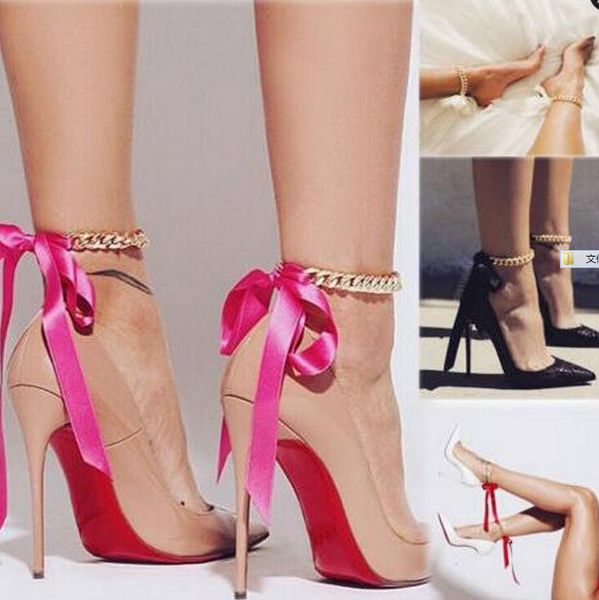 new brand metal chain anklets foot chains women ribon bowknot statement anklet leg chains club night party jewelry sandy accessories 2017, Red;blue
new brand metal chain anklets foot chains women ribon bowknot statement anklet leg chains club night party jewelry sandy accessories 2017, Red;blue