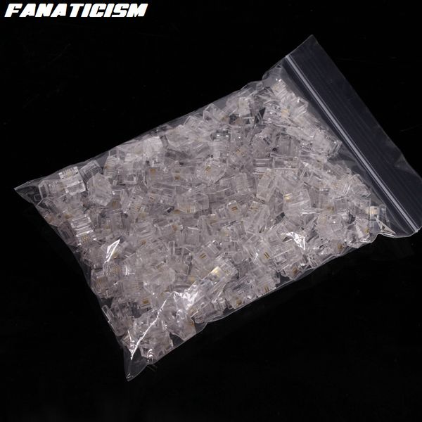 2000pcs/lot rj-11 6p2c/6p4c modular plug telephone phone connector rj-12 6p6c contacts crystal head adapter
2000pcs/lot rj-11 6p2c/6p4c modular plug telephone phone connector rj-12 6p6c contacts crystal head adapter