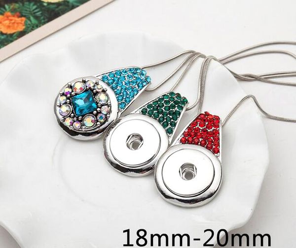 20pcs crystal water drop necklaces 18mm noosa chunk ginger snap buttons for necklace diy snap jewelry pendant necklaces 2017 new, Silver
20pcs crystal water drop necklaces 18mm noosa chunk ginger snap buttons for necklace diy snap jewelry pendant necklaces 2017 new, Silver