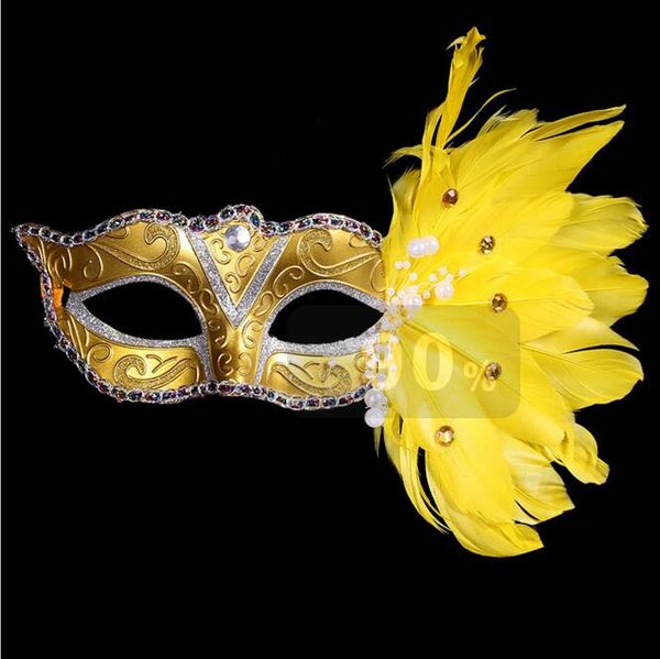 masquerade feather masks christmas colored halloween birthday party women's fashion mask stage performances supplies
masquerade feather masks christmas colored halloween birthday party women's fashion mask stage performances supplies