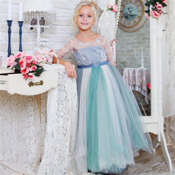 Cute Half Sleeves Girl Pageant Dresses Latest Beads Green Grey Flower Girl Dresses Sweep Train Sash Holly Communion Gowns
Cute Half Sleeves Girl Pageant Dresses Latest Beads Green Grey Flower Girl Dresses Sweep Train Sash Holly Communion Gowns