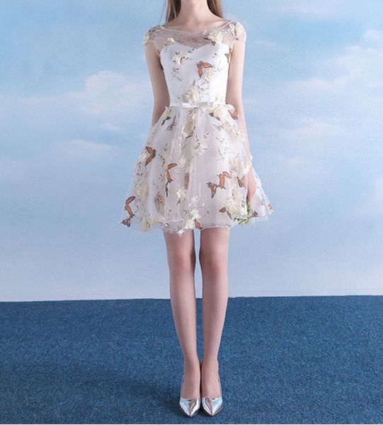 short mini party dress a line homecoming gowns new a line colorful graduation belt sheer hollow tie up handmade flowers floral printed, Blue;pink
short mini party dress a line homecoming gowns new a line colorful graduation belt sheer hollow tie up handmade flowers floral printed, Blue;pink