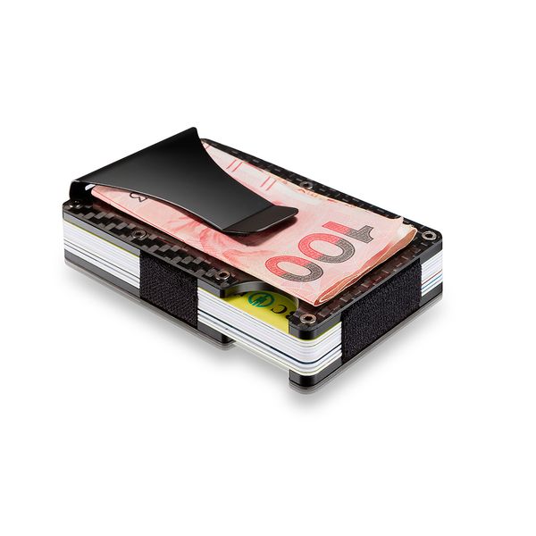 Extral thin lim genuine 3k carbon fiber men mini wallet money clip crew fixation ela tic band crewdriver, Brown;gray
Extral thin lim genuine 3k carbon fiber men mini wallet money clip crew fixation ela tic band crewdriver, Brown;gray