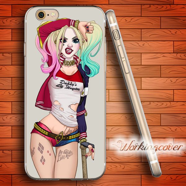 fundas cartoon harley quinn soft clear tpu case for iphone 7 6 6s plus 5s se 5 5c 4s 4 case silicone cover
fundas cartoon harley quinn soft clear tpu case for iphone 7 6 6s plus 5s se 5 5c 4s 4 case silicone cover