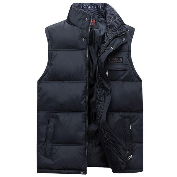 Wholesale- 2017 Brand Men's Vest Jacket Coat Sleeveless Vests Homme Winter Casual Male Plus size 4XL Warm Jacket Vest Men Waistcoat Stock
Wholesale- 2017 Brand Men's Vest Jacket Coat Sleeveless Vests Homme Winter Casual Male Plus size 4XL Warm Jacket Vest Men Waistcoat Stock