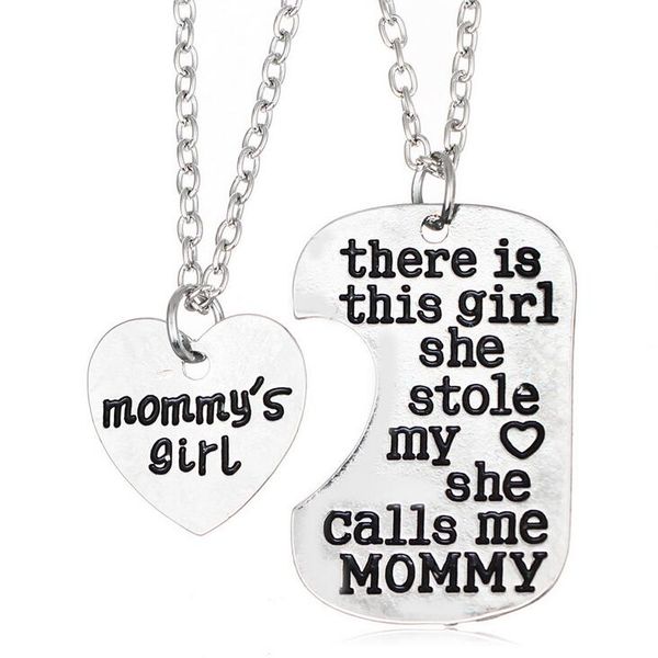 girl stole heart mommy daddy series mother's day father's day family necklace wfn013 (with chain) mix order 20 1set=2 pieces, Silver
girl stole heart mommy daddy series mother's day father's day family necklace wfn013 (with chain) mix order 20 1set=2 pieces, Silver