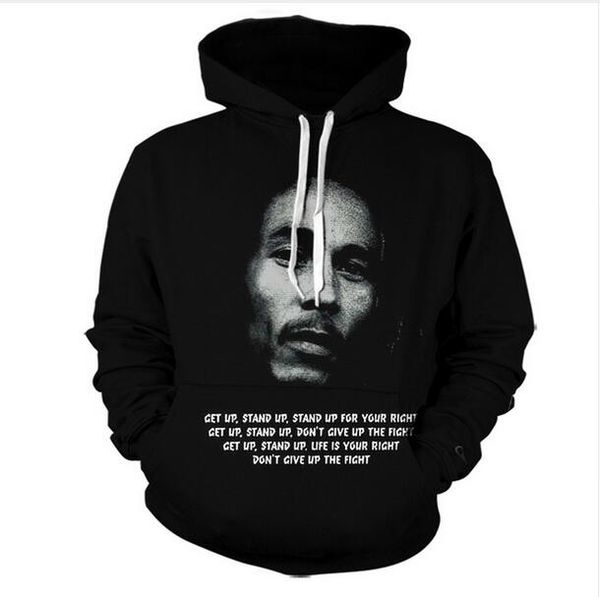 fashion womens/mens bob marley funny 3d print casual crewneck hoodies plus size lms00018, Black
fashion womens/mens bob marley funny 3d print casual crewneck hoodies plus size lms00018, Black