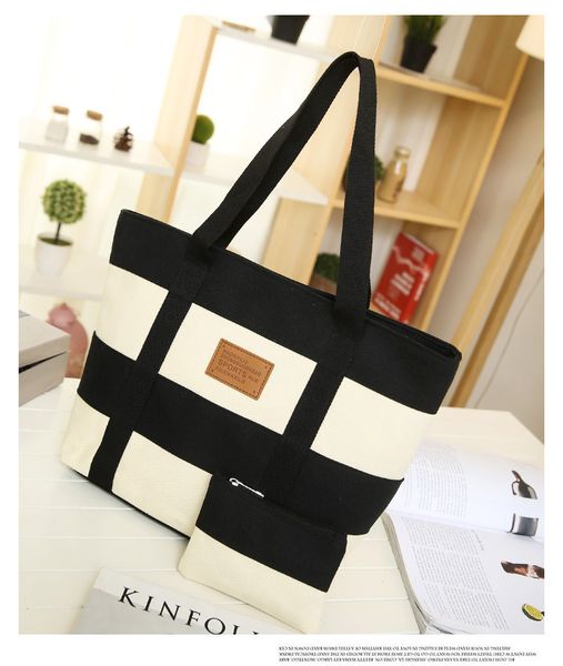 2017 fashion women's shoulder bag shopping bags school student zipped bag