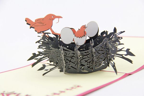 wholesale- bird nest baby shower card, up card, new baby card, handmade congratulation card
wholesale- bird nest baby shower card, up card, new baby card, handmade congratulation card