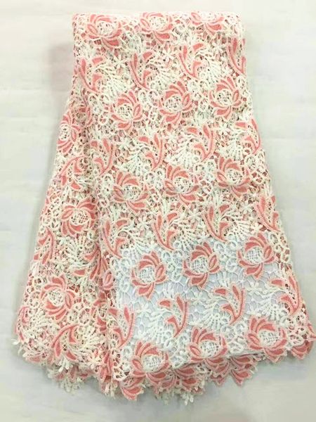 5 y/pc nice looking white and pink flower design african milk silk lace embroidery french lace fabric for dress rm8-3, Black;white
5 y/pc nice looking white and pink flower design african milk silk lace embroidery french lace fabric for dress rm8-3, Black;white