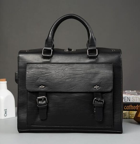 factory wholesale brand business casual men leather briefcase bag clamshell handbag fashion leisure men rivet bulk leather package
factory wholesale brand business casual men leather briefcase bag clamshell handbag fashion leisure men rivet bulk leather package