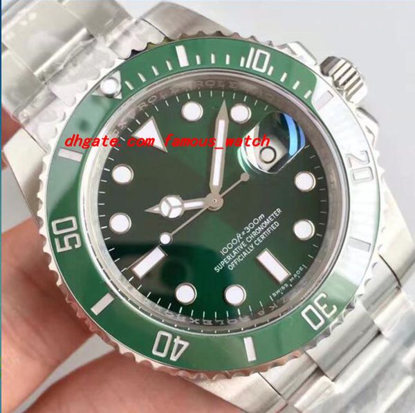luxury watches factory 2836 movement 40mm green automatic mens watch 116610 stainless steel bracelet, Slivery;brown
luxury watches factory 2836 movement 40mm green automatic mens watch 116610 stainless steel bracelet, Slivery;brown