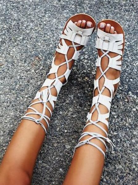 2017 new women knee high boots flat heel suede leather sandals booties cuts out booties dress shoes summer gladiator sandals boots woman, Black
2017 new women knee high boots flat heel suede leather sandals booties cuts out booties dress shoes summer gladiator sandals boots woman, Black