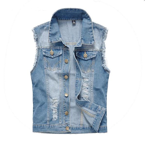 autumn vintage design men's denim vest male slim fit sleeveless jackets men brand hole jeans waistcoat plus size m-6xl, Black;white
autumn vintage design men's denim vest male slim fit sleeveless jackets men brand hole jeans waistcoat plus size m-6xl, Black;white