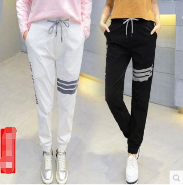 spring and autumn 11-18 year old female student sports pants female large size loose casual high school girl feet harem, Black
spring and autumn 11-18 year old female student sports pants female large size loose casual high school girl feet harem, Black