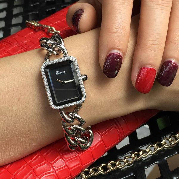 luxury women wristwatch watch rhinestone dress woman stainless crystals fashion steel chain watch bracelet quartz silver gift for lady krtx, Slivery;brown
luxury women wristwatch watch rhinestone dress woman stainless crystals fashion steel chain watch bracelet quartz silver gift for lady krtx, Slivery;brown