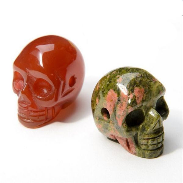 2017 Natural Stone Skull Pendant Necklaces Men Women Turquoise Gemstone Agate Quartz Crystal Skeleton Pendants With Chain Mixed Colors
2017 Natural Stone Skull Pendant Necklaces Men Women Turquoise Gemstone Agate Quartz Crystal Skeleton Pendants With Chain Mixed Colors