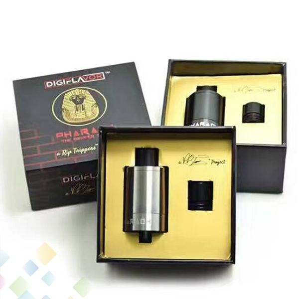 Pharaoh Dripper Tank by RiP Trippers Project Spring-loaded Two-post Design with Clamp-style Mechanism Slip-plate Atomizer DHL Free
Pharaoh Dripper Tank by RiP Trippers Project Spring-loaded Two-post Design with Clamp-style Mechanism Slip-plate Atomizer DHL Free