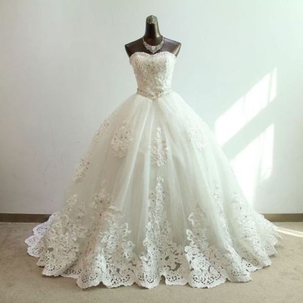 ball gown wedding dresses 2019 princess bridal custom made romantic appliques us2-26w++ selling modern real picture, White
ball gown wedding dresses 2019 princess bridal custom made romantic appliques us2-26w++ selling modern real picture, White
