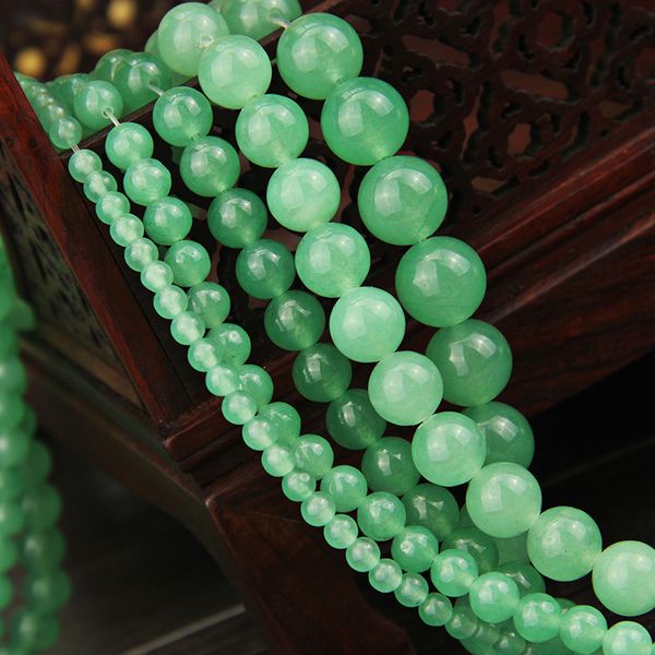 4/6/8/10/12mm natural green aventurine jade stone beads green chalcedony loose spacer beads for jewelry making diy bracelet necklace, Green;white
4/6/8/10/12mm natural green aventurine jade stone beads green chalcedony loose spacer beads for jewelry making diy bracelet necklace, Green;white