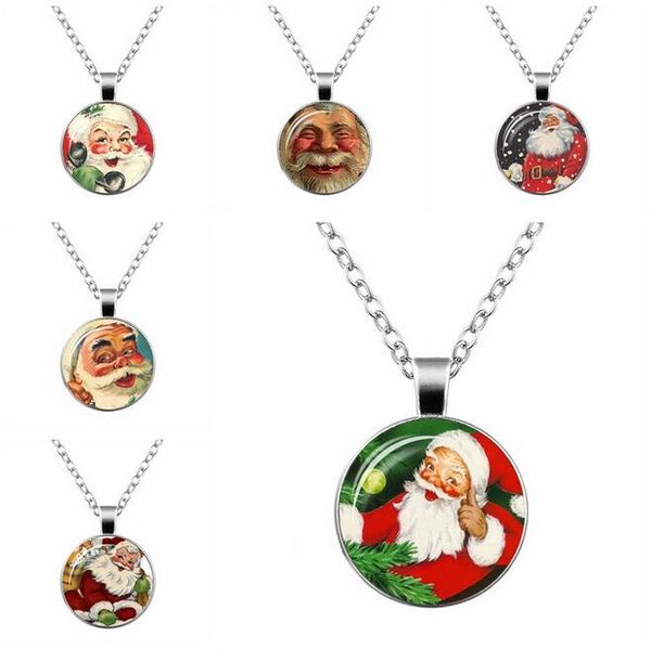 explosive santa claus gemstone glass necklace pendant jewelry wfn355 (with chain) mix order 20 pieces a lot, Silver
explosive santa claus gemstone glass necklace pendant jewelry wfn355 (with chain) mix order 20 pieces a lot, Silver