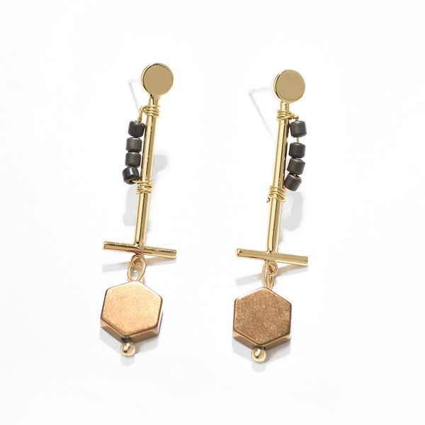 creative new europe & usa high-grade geometric earrings personality trend hang black stone stud earrings women girl's gift quality
creative new europe & usa high-grade geometric earrings personality trend hang black stone stud earrings women girl's gift quality