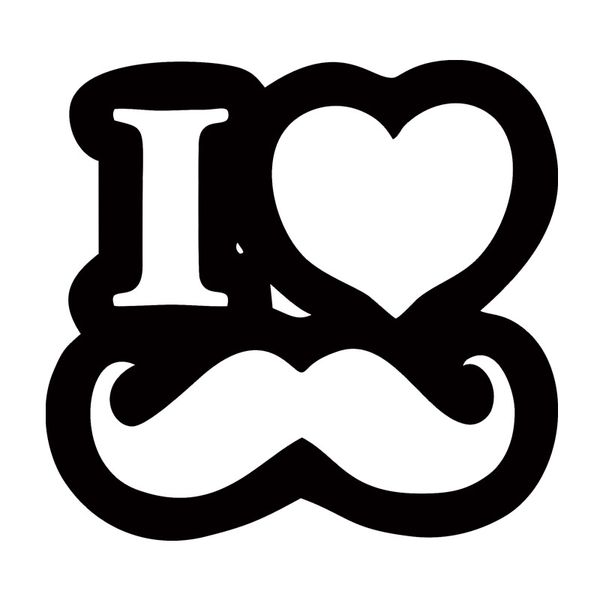i love mustache funny car styling jdm personality car truck decal vinyl decorative art sticker decor
i love mustache funny car styling jdm personality car truck decal vinyl decorative art sticker decor