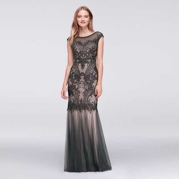 new appliqued illusion mermaid evening gown with tulle skirt 57986d intricate appliques lace black prom dresses vestidos de fiesta largos
new appliqued illusion mermaid evening gown with tulle skirt 57986d intricate appliques lace black prom dresses vestidos de fiesta largos