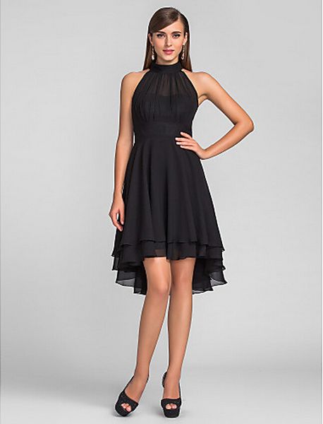 new arrival elegant halter black chiffon homecoming dress hi-lo party gowns dresses cocktail plus size grade 8 graduation dress cu301o, White;pink
new arrival elegant halter black chiffon homecoming dress hi-lo party gowns dresses cocktail plus size grade 8 graduation dress cu301o, White;pink