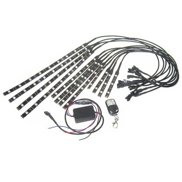 12in1 rgb voice control motorcycle black flexible led strip light lamp neon 4 buttons rf remote kit
12in1 rgb voice control motorcycle black flexible led strip light lamp neon 4 buttons rf remote kit