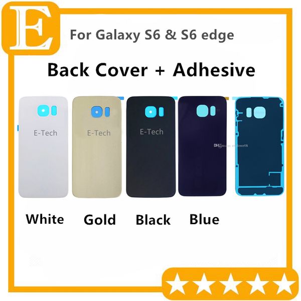 Battery Door Back Cover Glass Housing + Adhesive Sticker For Samsung Galaxy S6 G920 G920F G920T vs S6 edge G925 G925F G925T 50pcs/Lot
Battery Door Back Cover Glass Housing + Adhesive Sticker For Samsung Galaxy S6 G920 G920F G920T vs S6 edge G925 G925F G925T 50pcs/Lot