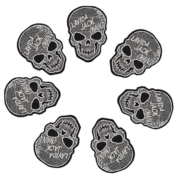10 pcs punk skull patches badges for clothing iron embroidered patch applique iron on patches sewing accessories for diy clothes dz-354, Black
10 pcs punk skull patches badges for clothing iron embroidered patch applique iron on patches sewing accessories for diy clothes dz-354, Black