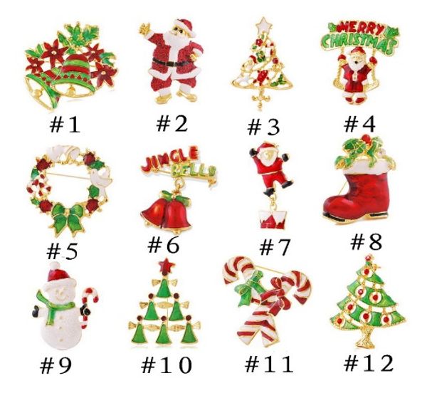 european and american christmas brilliant delicate brooches creative accessories for apparel multistyle pins as popular christmas gift161223, Gray
european and american christmas brilliant delicate brooches creative accessories for apparel multistyle pins as popular christmas gift161223, Gray