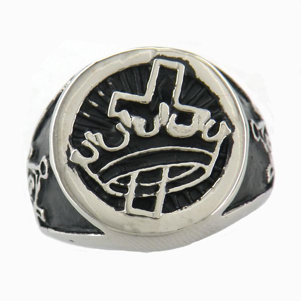 fanssteel stainless steel mens or wemens jewelry masonary blue lodge master mason cross crown masonic ring brothers sisters gift 9w80, Silver
fanssteel stainless steel mens or wemens jewelry masonary blue lodge master mason cross crown masonic ring brothers sisters gift 9w80, Silver