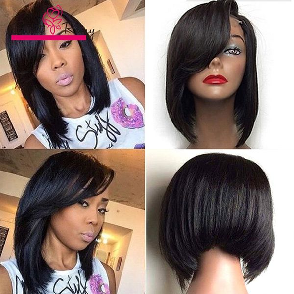 1014 inch short bob human hair wigs lace front mink brazilian virgin hair glueless full lace wigs greatremy natural wigs, Black
1014 inch short bob human hair wigs lace front mink brazilian virgin hair glueless full lace wigs greatremy natural wigs, Black