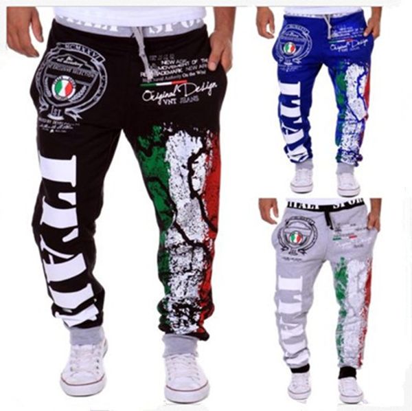 wholesale-mens joggers 2016 men's fashion italy flag printing leisure mens joggers department of bandwidth loose men pants xxl, Black
wholesale-mens joggers 2016 men's fashion italy flag printing leisure mens joggers department of bandwidth loose men pants xxl, Black