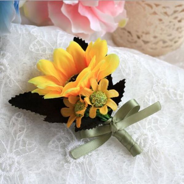 eco-friendly groom groomsman boutonniere sunflower corsage party wedding flower silk flowers brooch pin 11cm about sale
eco-friendly groom groomsman boutonniere sunflower corsage party wedding flower silk flowers brooch pin 11cm about sale
