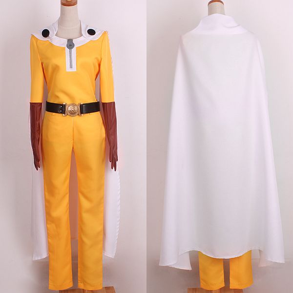 one punch man saitama cosplay costume halloween, Black 
one punch man saitama cosplay costume halloween, Black