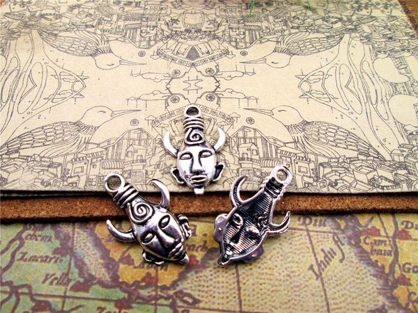 36pcs-- 19*32mm antique silver mysterious horn man mask supernatural dean one side charms pendant jewelry findings, Bronze;silver
36pcs-- 19*32mm antique silver mysterious horn man mask supernatural dean one side charms pendant jewelry findings, Bronze;silver