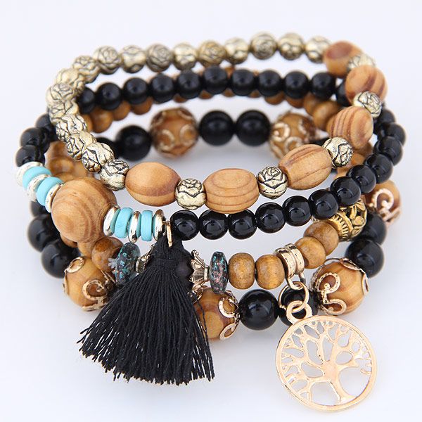 5 Styles Tree of Life Retro Multilayer leisure Wood Bead Bracelet Tassle Charm Unisex Stretch Bracelet Christmas Gift B630S
5 Styles Tree of Life Retro Multilayer leisure Wood Bead Bracelet Tassle Charm Unisex Stretch Bracelet Christmas Gift B630S