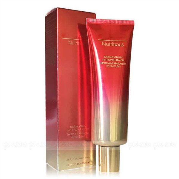 Whosale New Item Nutritious Radiant Vitality 2-in-1 Foam Cleanser Moisturizing Cleanser Ing