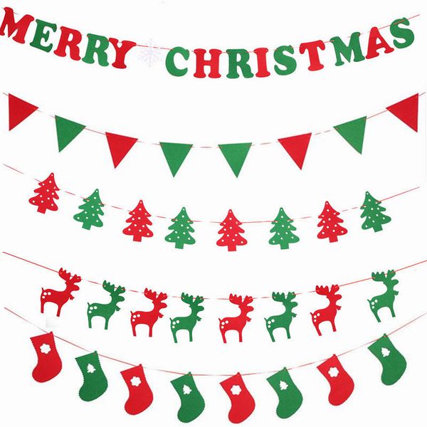 2017 diy non-woven fabric xmas flags santa clause floral bunting banners merry christmas decoration home shop market room decor
2017 diy non-woven fabric xmas flags santa clause floral bunting banners merry christmas decoration home shop market room decor